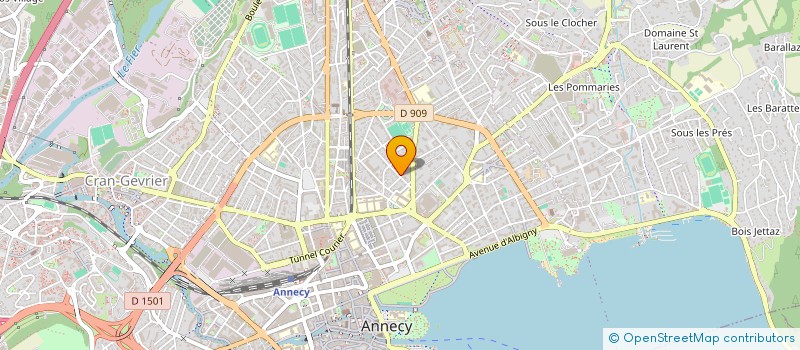 localisation de l'entreprise THYLANE ESTIME à ANNECY