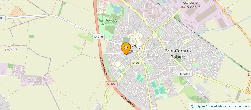 localisation de l'entreprise THYLAU  BRIE-COMTE-ROBERT