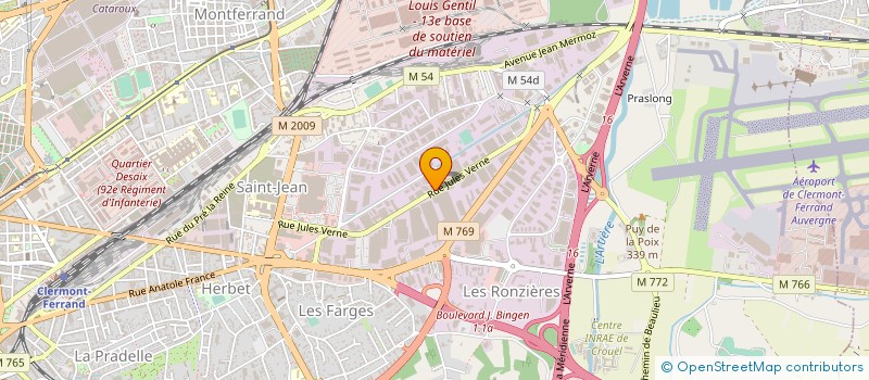 localisation de l'entreprise THYLAU  CLERMONT-FERRAND