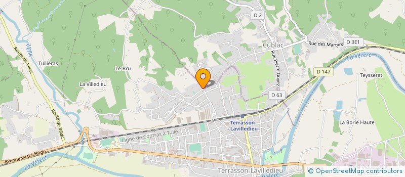 localisation de l'entreprise THYLEDIS à PANAZOL