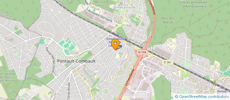localisation de l'entreprise THYLENEA  PONTAULT-COMBAULT