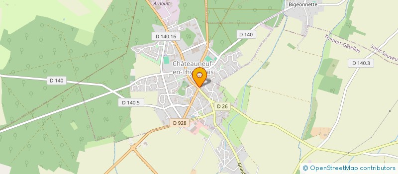 localisation de l'entreprise THYM'DANSE à CHATEAUNEUF-EN-THYMERAIS