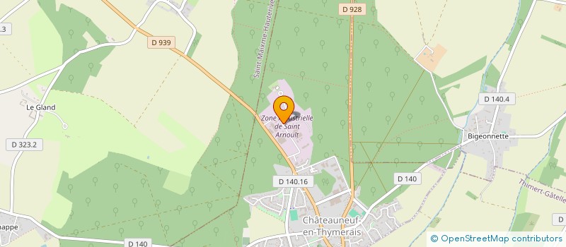 localisation de l'entreprise THYM'KUB à DANGERS