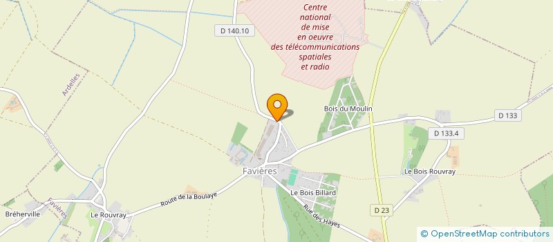localisation de l'entreprise THYM'RESINE à FAVIERES