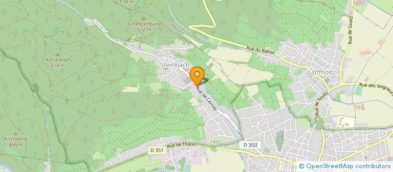 localisation de l'entreprise THYMA à WATTWILLER