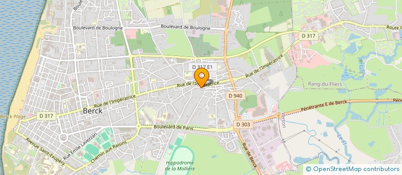 localisation de l'entreprise THYMA.FR à BERCK