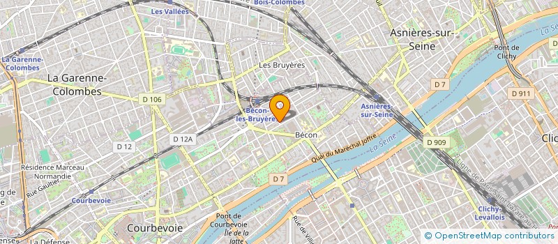 localisation de l'entreprise THYMERAIS à COURBEVOIE