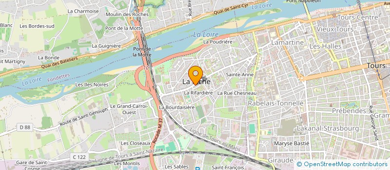 localisation de l'entreprise THYS  LA RICHE