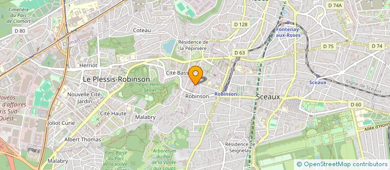 localisation de l'entreprise THYSS SERVICES  CHATENAY-MALABRY