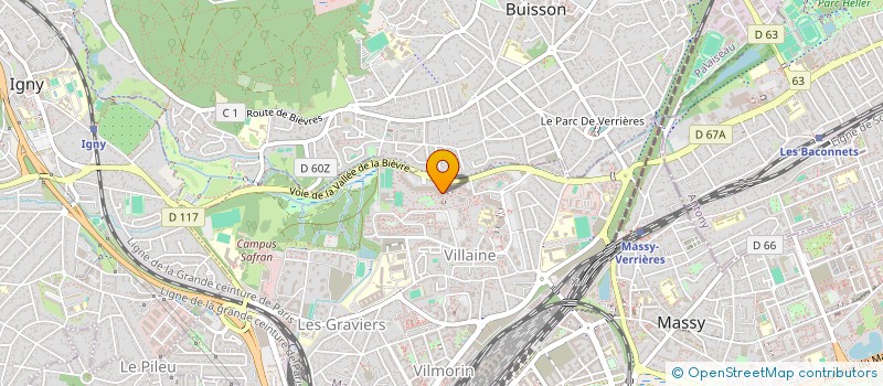 localisation de l'entreprise THYSS-SERVICES à MASSY
