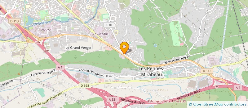 localisation de l'entreprise THYSSENKRUPP POLYSIUS FRANCE à LES PENNES-MIRABEAU