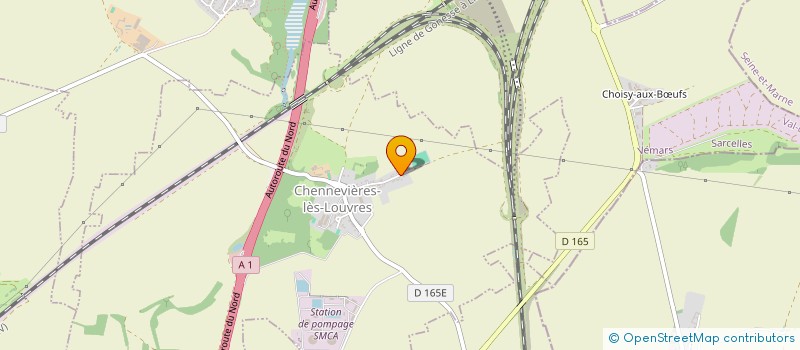 localisation de l'entreprise THYTANE  CHENNEVIERES-LES-LOUVRES