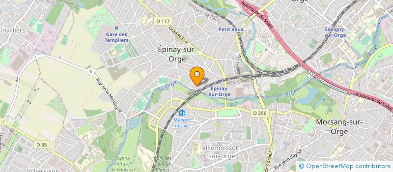 localisation de l'entreprise THYTH & CHINS S.A.S. à EPINAY-SUR-ORGE