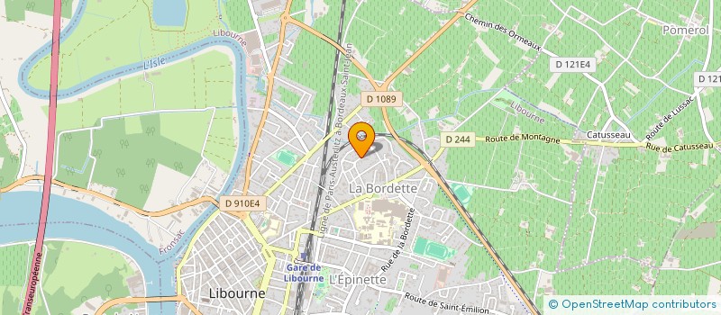 localisation de l'entreprise THYVAL  LIBOURNE