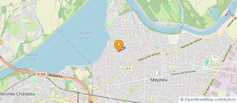 localisation de l'entreprise THYVELINE  MEYZIEU