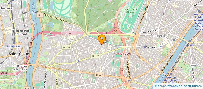 localisation de l'entreprise THYVIN AMINTPELTI à BOULOGNE-BILLANCOURT