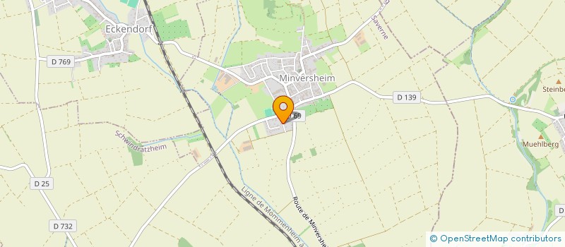 localisation de l'entreprise THZ  MINVERSHEIM