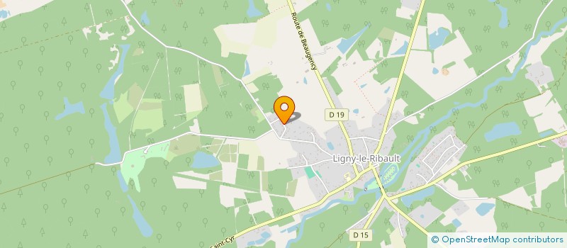 localisation de l'entreprise TI 57 CORPORATION à LIGNY-LE-RIBAULT