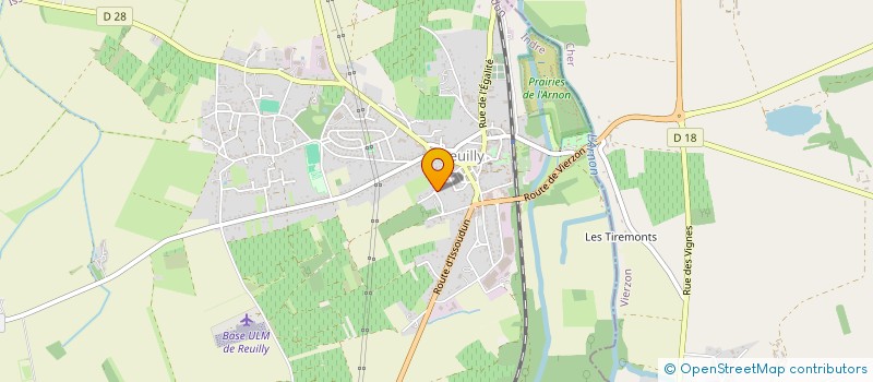 localisation de l'entreprise TI'ACDP à REUILLY