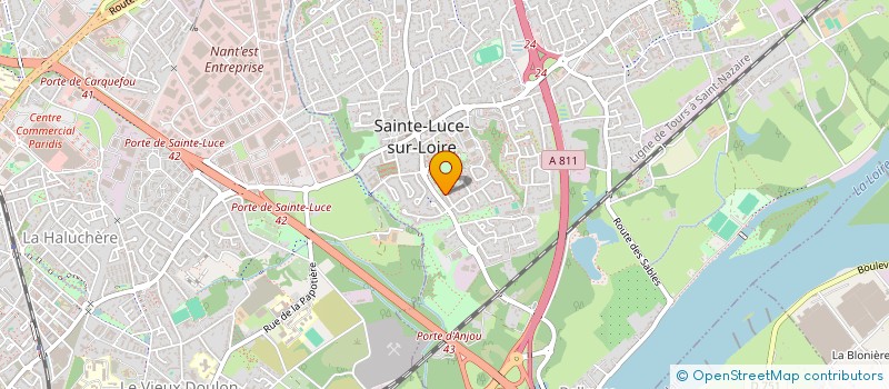 localisation de l'entreprise TI AEL MAT FRANCE  SAINTE-LUCE-SUR-LOIRE