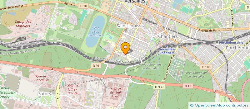 localisation de l'entreprise TI AN HOLL à VERSAILLES