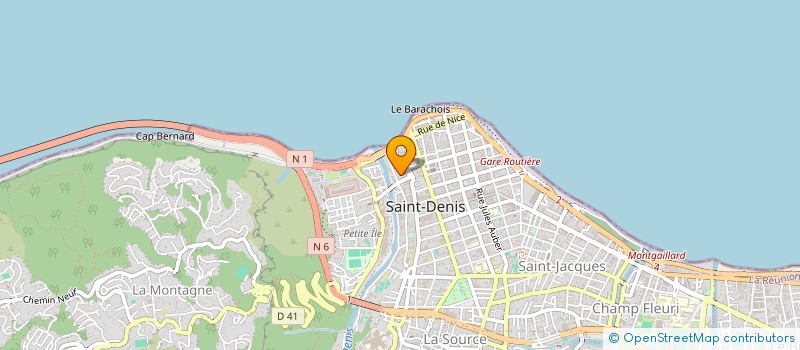 localisation de l'entreprise TI ANGELO à SAINT-DENIS