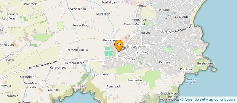 localisation de l'entreprise TI AR BEDOU  PLOUGONVELIN