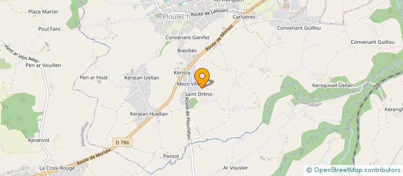 localisation de l'entreprise TI AR EREVENT  PLOULEC'H