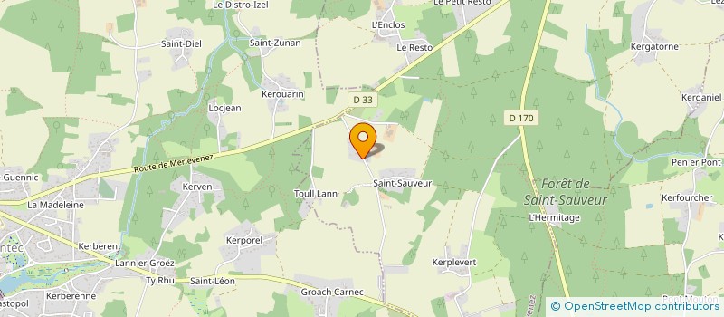 localisation de l'entreprise TI ARMOR  MERLEVENEZ