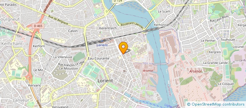 localisation de l'entreprise TI ARVOR  LORIENT