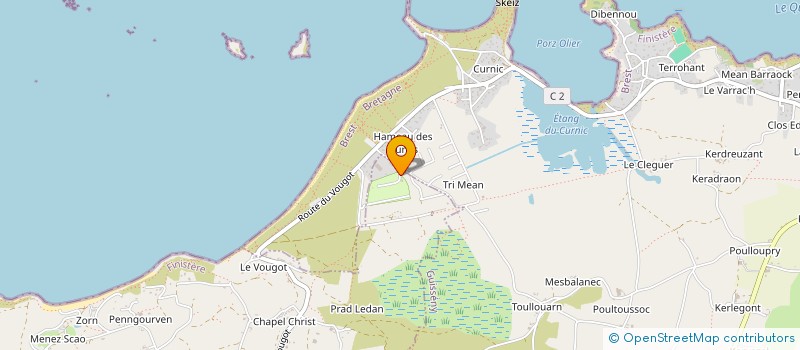 localisation de l'entreprise TI AZEN  PLOUGUERNEAU