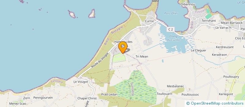 localisation de l'entreprise TI AZEN MOGER  PLOUGUERNEAU