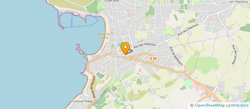 localisation de l'entreprise TI BARA à ERQUY