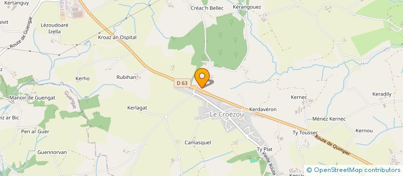 localisation de l'entreprise TI BARA MAT  PLOGONNEC