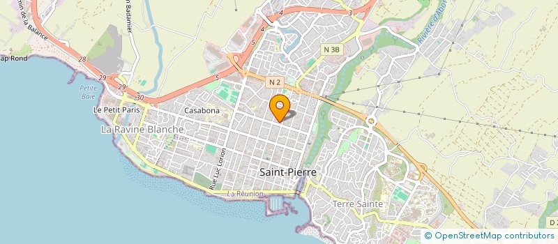 localisation de l'entreprise TI BARBE à SAINT-PIERRE