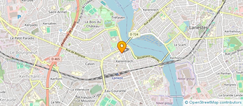 localisation de l'entreprise TI BAROUF  LORIENT