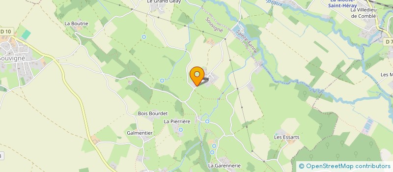 localisation de l'entreprise TI BENO  SOUVIGNE