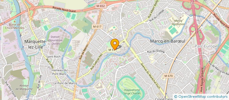 localisation de l'entreprise TI & BEYO à MARCQ-EN-BARŒUL