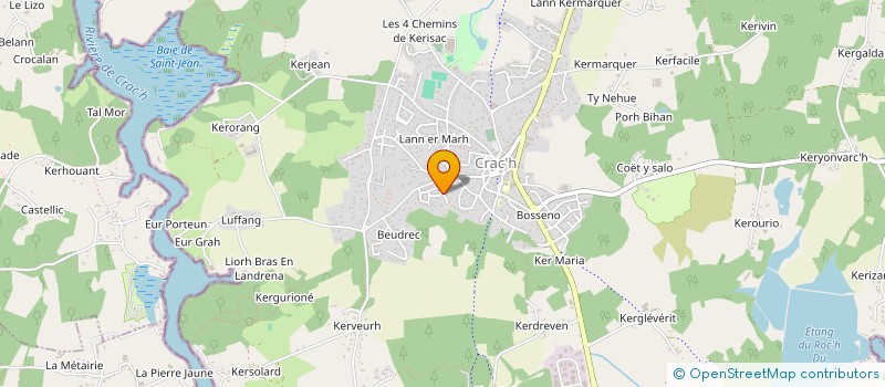 localisation de l'entreprise TI BIGORN  CRACH