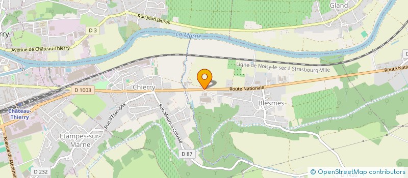 localisation de l'entreprise TI BIHAN MEN MARIA  BLESMES