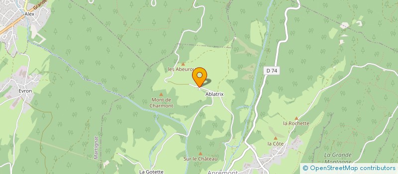 localisation de l'entreprise TI BOIS  APREMONT