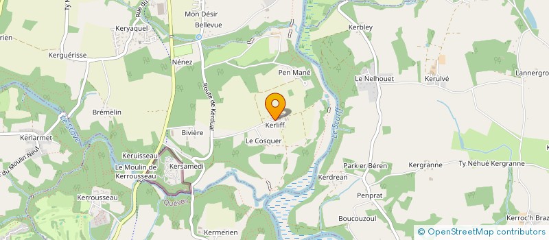 localisation de l'entreprise TI BOSER AR SKOFF à PONT-SCORFF