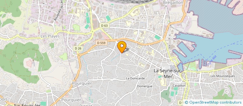 localisation de l'entreprise TI BOUC à LA SEYNE-SUR-MER