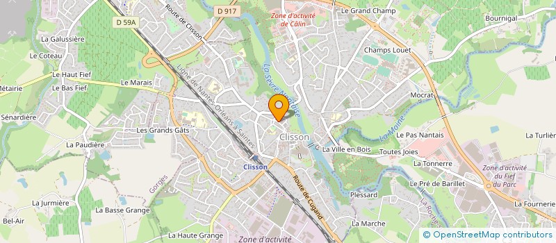 localisation de l'entreprise TI'BOUT D'XL  CLISSON