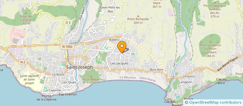 localisation de l'entreprise TI BOUTIK LE JACQUES à SAINT-JOSEPH