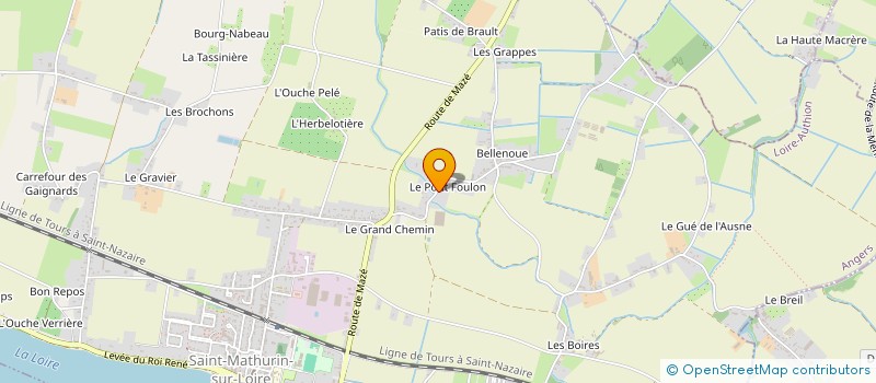 localisation de l'entreprise TI-BOY  LOIRE-AUTHION