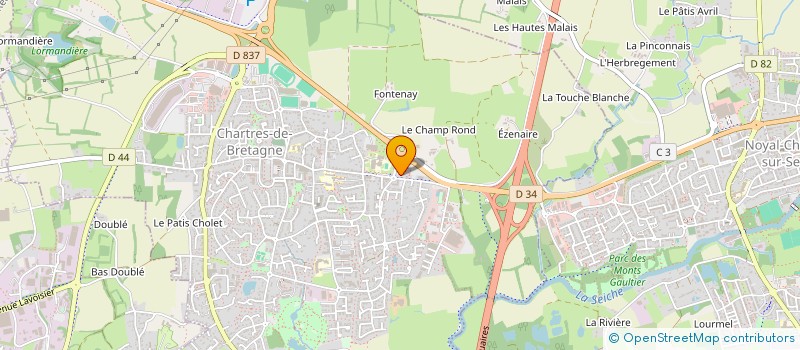 localisation de l'entreprise TI BRAZ KONK  PONT-PEAN