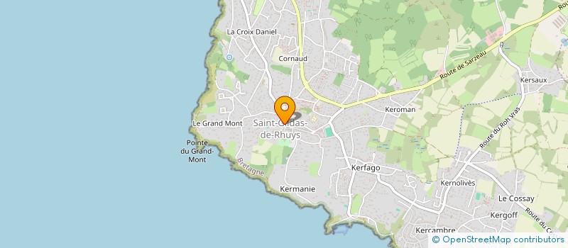 localisation de l'entreprise TI-BUTUN REWIZ  SAINT-GILDAS-DE-RHUYS