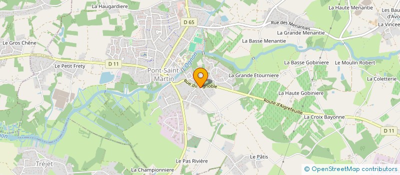 localisation de l'entreprise TI'CAD  PONT-SAINT-MARTIN