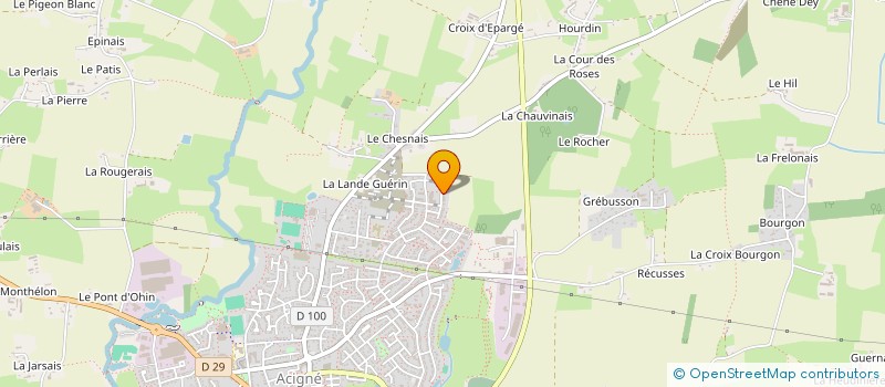 localisation de l'entreprise TI CANAILLES  ACIGNE